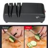 Professional Electric Knife Sharpener Multifunctional Automatic Cut Sharpeners with 15-Degree Bevel