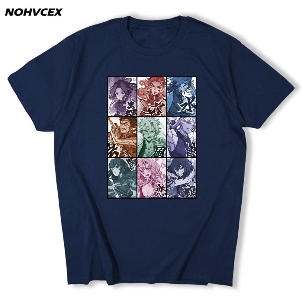 Demon Slayer Graphic Top Tees Kimetsu No Yaiba T Shirt Clothes Japanese Anime Men Funny