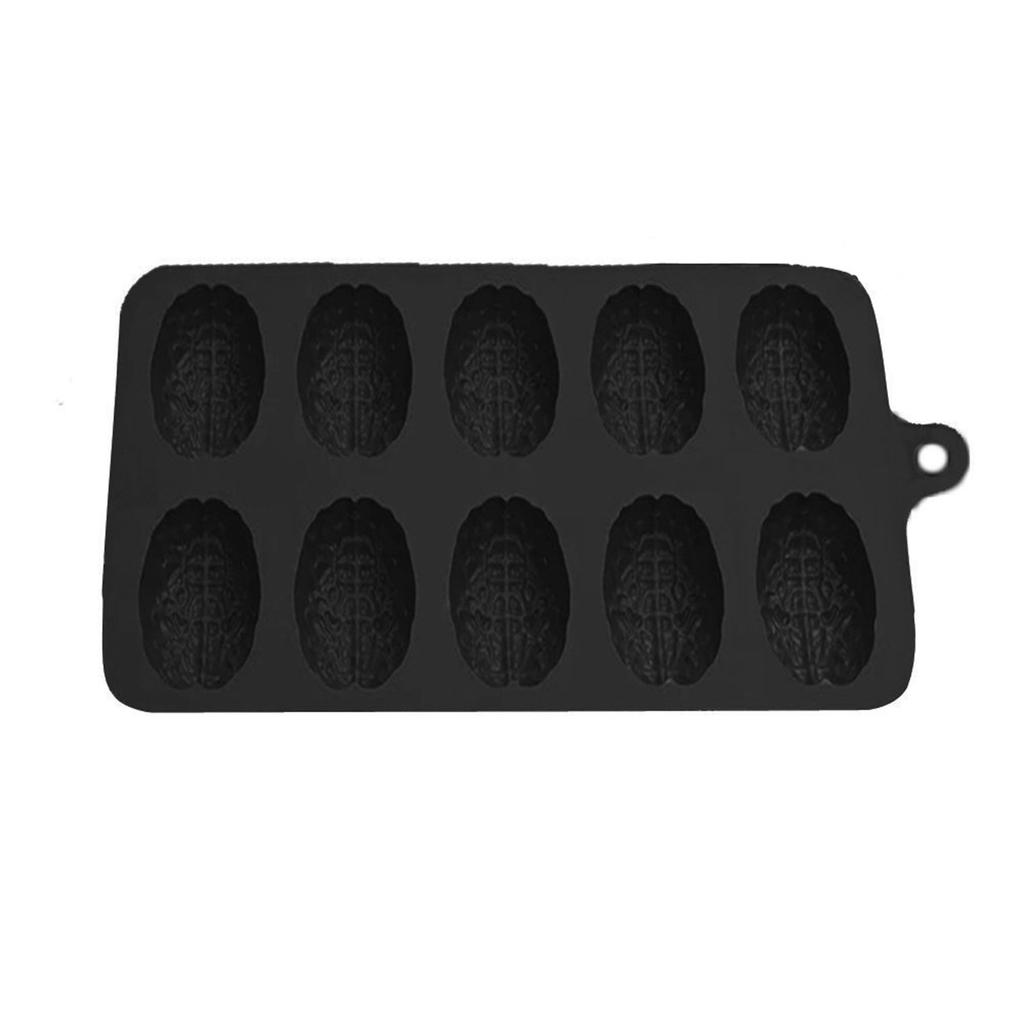 Форма для торта «Мозги» из пищевого силикона, 10 полостей, гибкая, термостойкая, для десерта, для творческой выпечки, кухонный инструмент