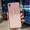 Shockproof Soft Phone Case For Asus ZenFone Live (L1) ZA550KL Exclusive Initial Letter Starry Sky Silicone Black Case Cover