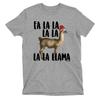 Футболка детская рождественская Fa La La Llama, забавная животная, подарок на Рождество, детский подарок