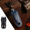 HALLMO Luxury Leather Car Key Case  for Porsche Macan