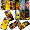 Cover Sunflower Flower Painted Yellow for Samsung Galaxy S25 S24 S22 S23 FE Ultra Plus A56 A05 A06 A15 A16 A55 S7 Edge Case