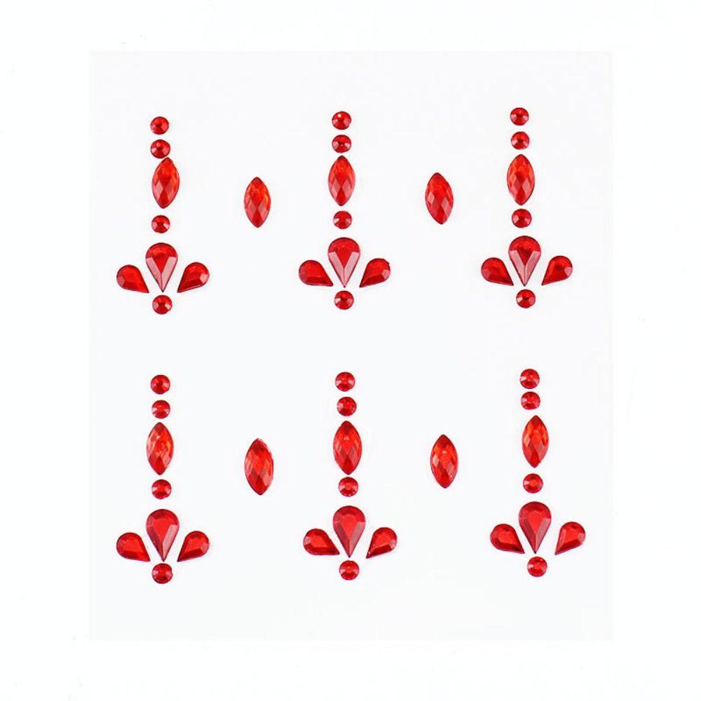 Shadow Crystal Pearls Makeup Tools Eyeliner Diamond Decals Face Tattoo Stickers Face Rhinestone Stickers Body Colored Diamonds