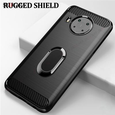 Противоударный чехол из матового углеродного волокна для Nokia X10 X20 G10 G20 5,4 3,4 2,4 1,3 8,3 5G Мягкий силиконовый защитный чехол для телефона с магнитной подставкой и кольцом