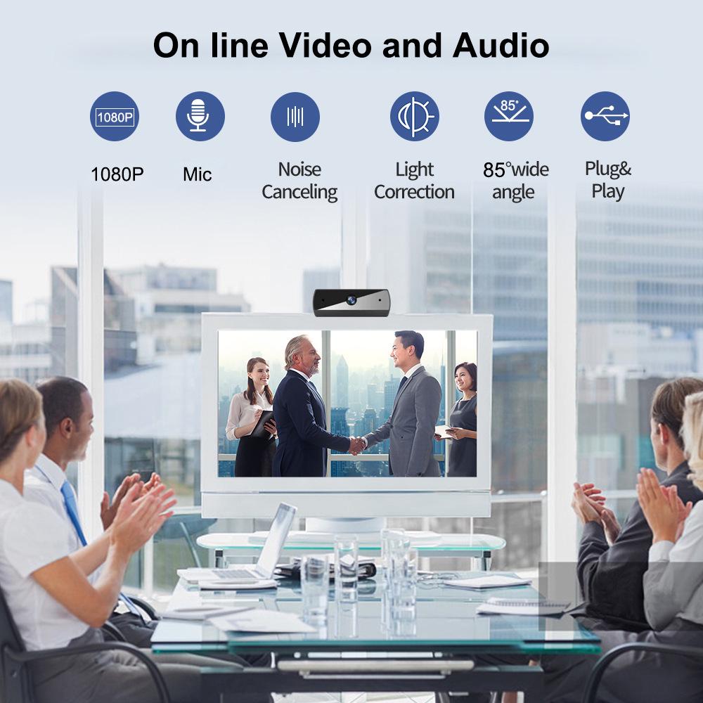 HD1080P Android Camera with Microphone, Plug & Play, Compatible with Windows, Mac, and Android Systems