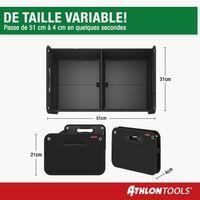 Organiseur de coffre - athlon tools - sac pliable - renforcé - stable - antidérapant