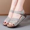 Women Summer Sandals Outdoor Dressy Open Toe Casual Walking Sandals for Girls Big Size Platform Thick Sole Height Increase