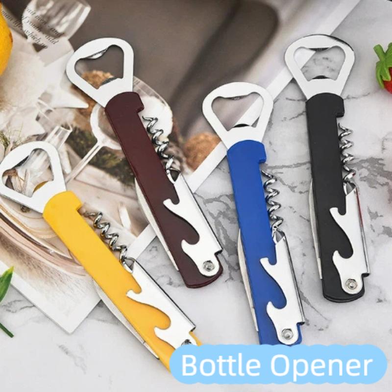 Portable Beer Can and Wine Bottle Opener For Party Essentials Versatile Tool with Comfort Design