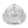 Cake Plate Stand Clear Dessert Table Display Dustproof with Lid Fruit Snack Cooked Food