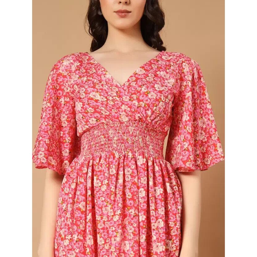 Western Wear Женское платье макси А-силуэта с принтом нарядная одежда с верхом и туникой А-силуэта VHF-3120