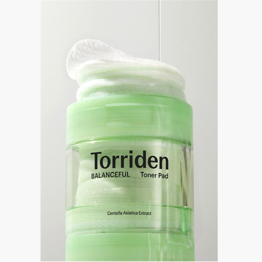 TORRIDEN Balanceful Cica Toner Pad 180 мл, 60 шт., корейская косметика, Kbeauty, пробник