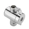 1/2 Inch Toilet Arm Mounted Switch Diverter Valve 3-Way Connector Shower Head Shunt T-adapter