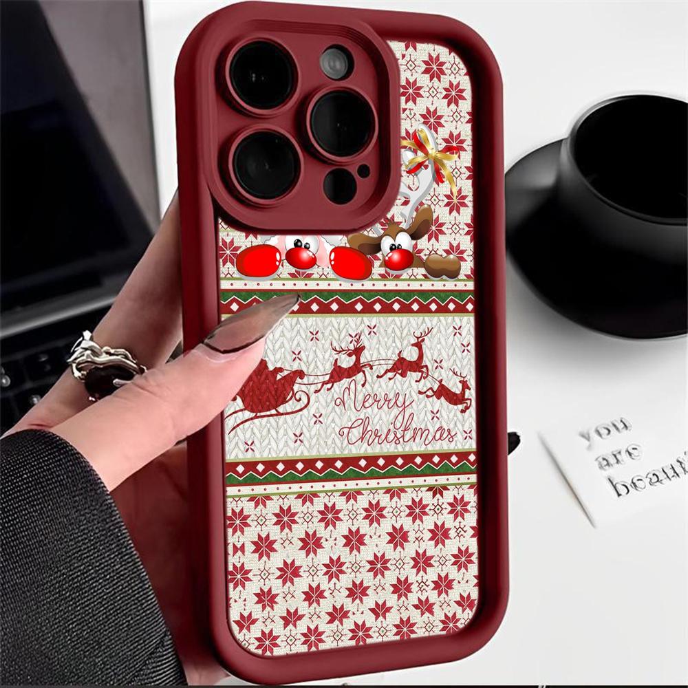 Мягкий чехол Sky Eye Ladder для Xiaomi 14T Redmi 13c 14c Note 13 Pro Все модели Xiaomi Redmi Чехлы для телефонов NY33 Счастливого Рождества Санта-Клаус Рождественская елка