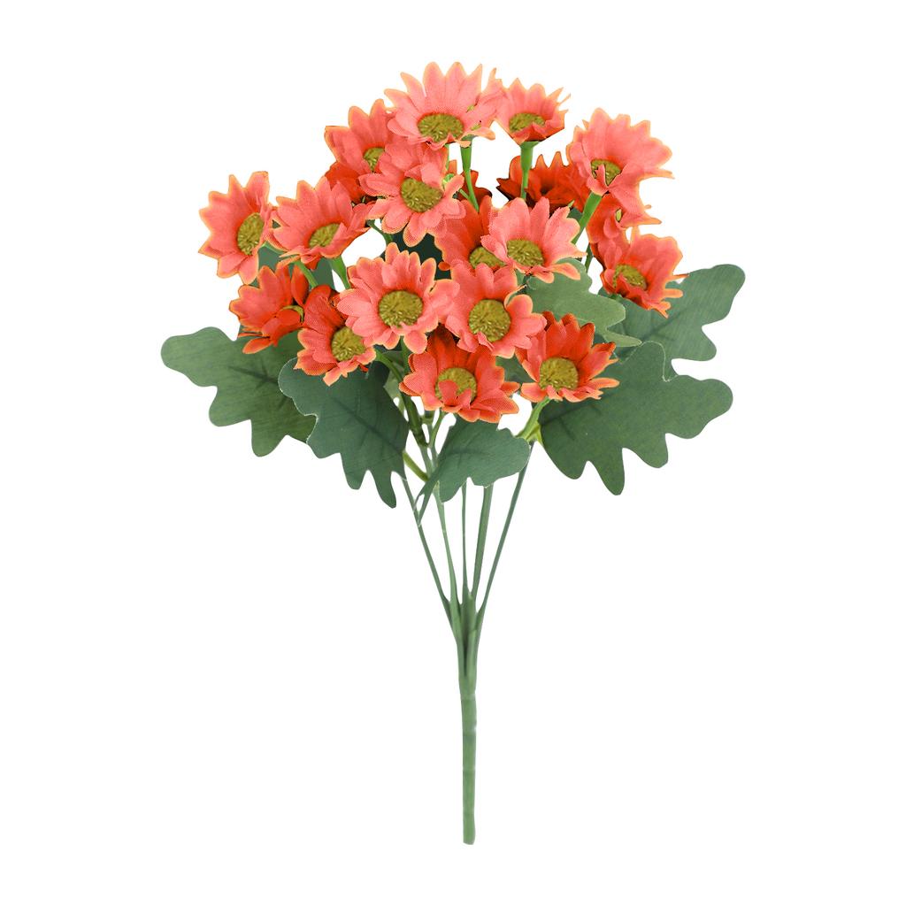 Веселые Декоративные Хризантемы, Искусственные Хризантемы Заката, Искусственные Уличные Цветы Хризантемы Заката - Устойчивые к УФ-лучам, Водонепроницаемые, Ветроустойчивые, Искусственный Осенний Цветок
