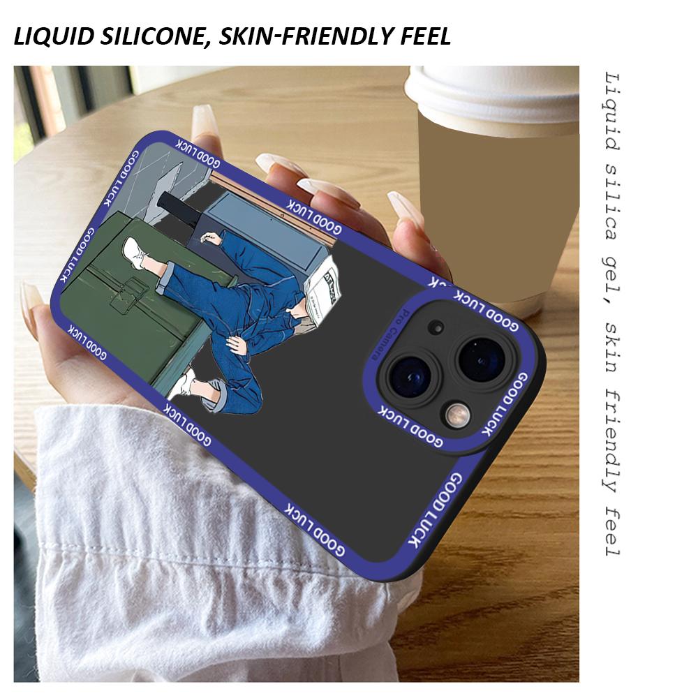 Чехол для телефона Мягкий резиновый корпус из ТПУ для мобильного телефона Полное покрытие Защита камеры Дизайн Противоударный чехол для Vivo