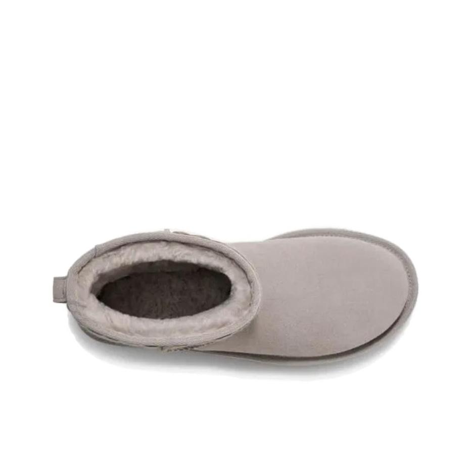 UGG Classic Mini Comfortable Simple Snow Boots Women Boots Gray 1170710-CPF