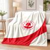Nottingham Forest Football Printed Flannel Blanket Warm Comfort Bed Throw For Indoor Home Decoration