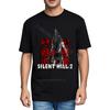 Лучшие футболки Удобная летняя футболка Silent Hill 2 Пирамидоголовый Черная Свободный крой Стильная Дышащая футболка Для повседневной носки