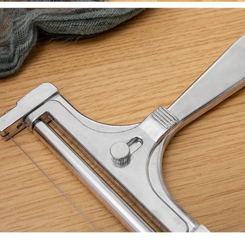 1PC Stainless Steel Cheese Slicer Adjustable Thickness Butter Cutter Soft and Semi-Hard Kitchen Cooking Tools Cheddar Gadgets Grater