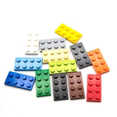 10 ШТ. 3020 2x4 Основные Строительные Кубики Moc Цветные Свободные Детали Совместимые с Кирпичиками DIY Детская Игрушка Конструктор Подарочная Коробка