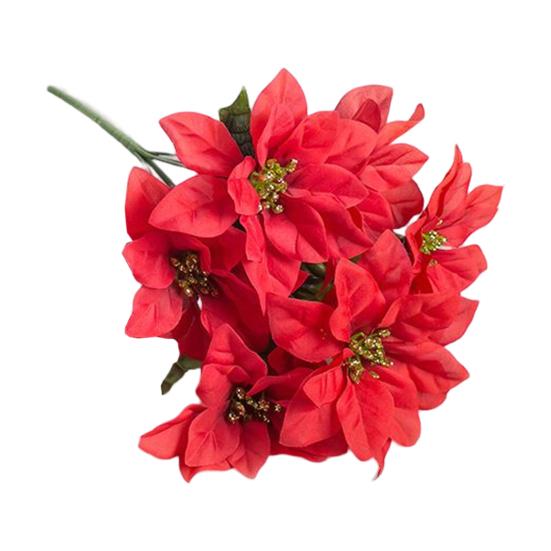 Имитация цветка, реалистичная, без полива, красивая, добавляет прикосновения, искусственный рождественский домашний декор