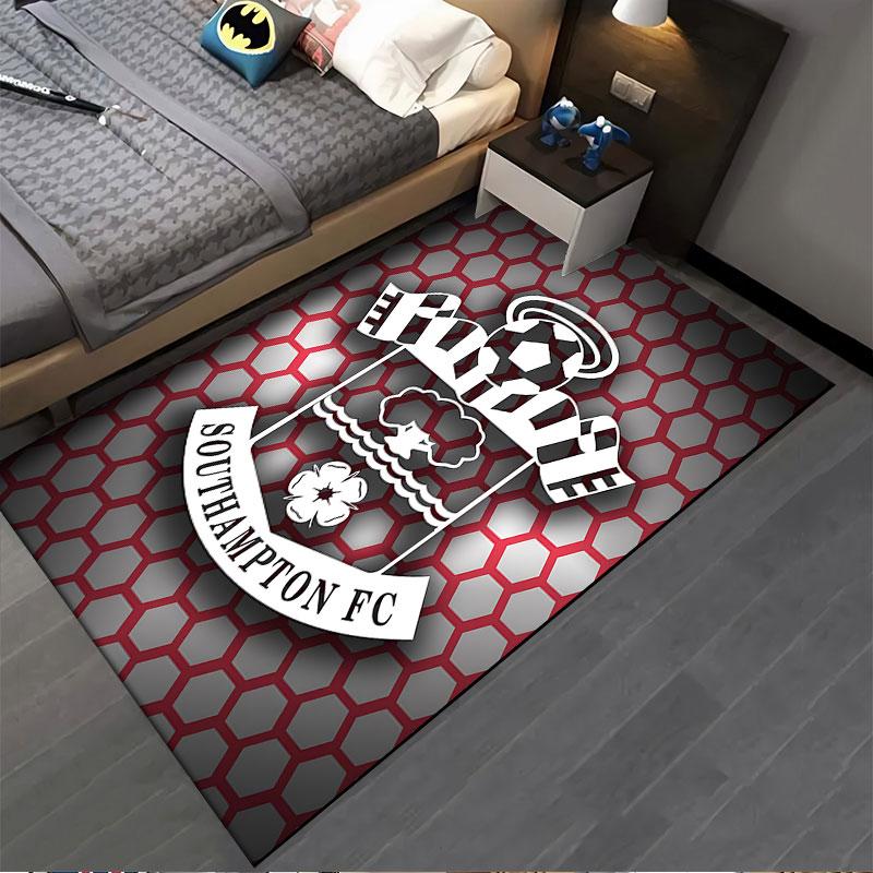 Southampton FC Logo Carpet suitable as a non-slip mat for the living room or bedroom sofa