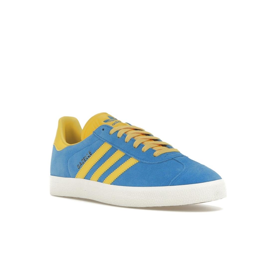 Adidas Gazelle Blue Bold Gold Men Sneakers Pantone Core-White GY7373