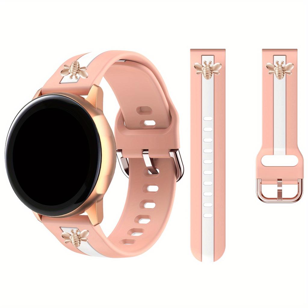 Силиконовый ремешок для Samsung Galaxy Watch 7, для Huawei Watch Fit, для Garmin/Fossil/Nokia, ремешки для легкой установки