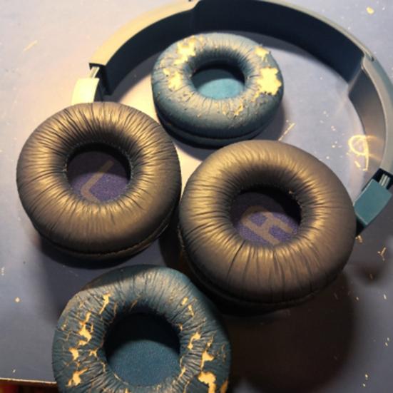 Подушечки для наушников, противоскользящие защитные подушечки для гарнитуры из искусственной кожи, замена для JBL T500BT T450 Tune600 510BT