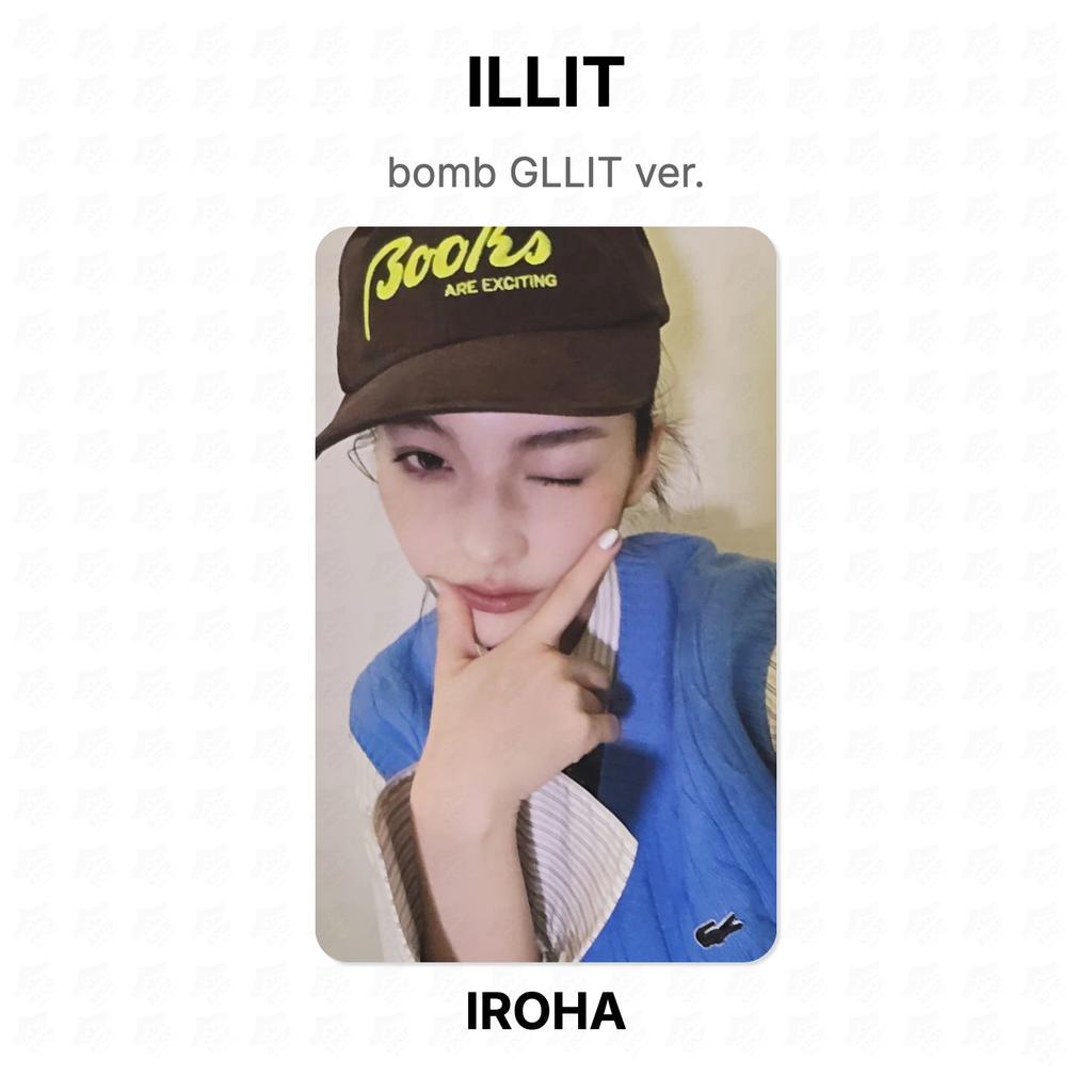 ILLIT Бомба GLLIT версия. Официальная фотокарта