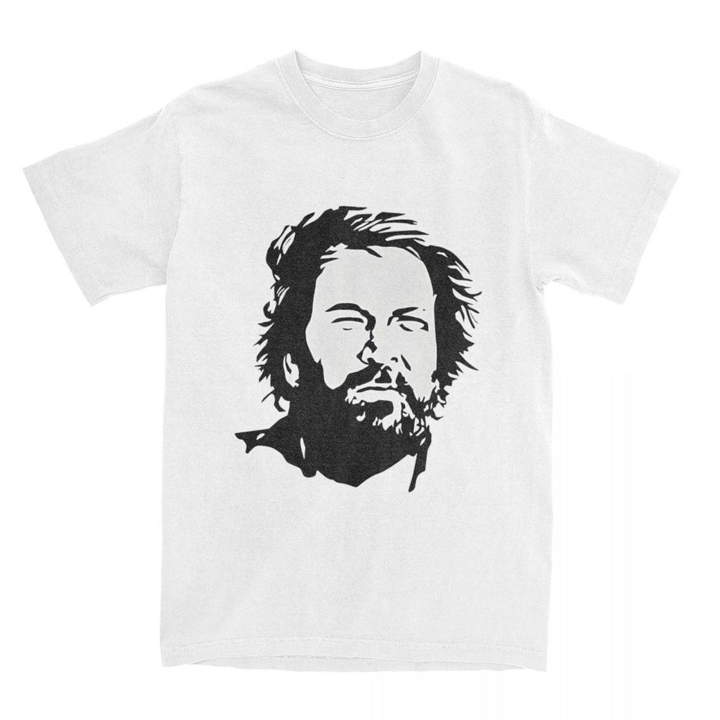 Футболка Bud Spencer Мужская Итальянский Актер Классические Хлопковые Футболки Летние С Круглым Вырезом Хипстерские Футболки Дропшиппинг Оверсайз Одежда