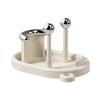 Non-slip Cookware Storage Rack Removable Cutting Board Organizer Sturdy Pot Lid Holder  Countertop
