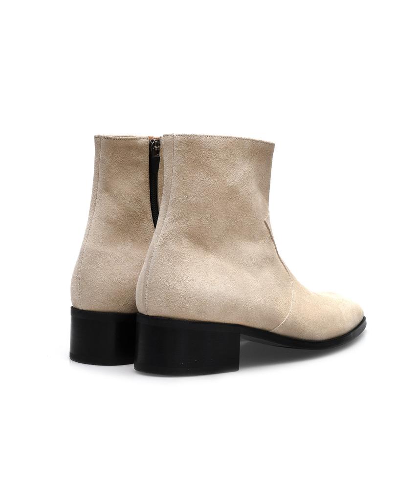 Allclassic Alc139 Adore Western Boots Black_Ivory Suede