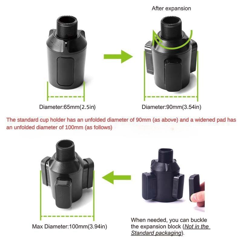 2024 Новый автомобильный держатель для телефона, внутренний держатель для чашки, длинное шарнирное положение, мобильный телефон, планшетный компьютер, общий бортовой кронштейн, держатель для чашки