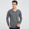 Hengyuanxiang Men's V-Neck Fine Cashmere Sweater