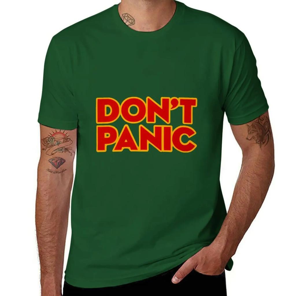 Don_t Panic(2) T-Shirt cute clothes sublime quick drying mens graphic t-shirts big and tall