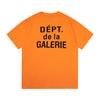 Cross-border European and American trendy brands Gallery dept logo printed short-sleeved T-shirt men's and women's American high street half-sleeves