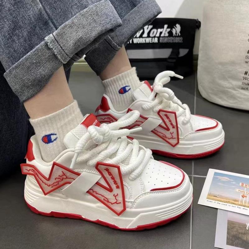 Ins style national trend нишевая высококачественная белая обувь для женщин осень новая повседневная универсальная спортивная обувь для хлеба