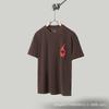 Mens Oversized Hooded Sweatshirt With Reversed Hook Print Loose Fit Cotton Pullover Fall Streetwear