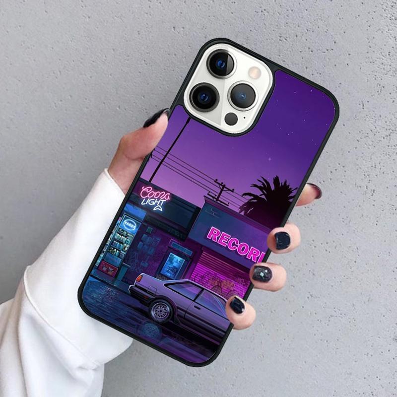 Retrowave Neon 80's Phone Case For iPhone 17 Air 15 16 11 12 13 14 Pro Max Cover For iPhone 17 Air Max Plus coque Fundas