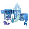 Disney Frozen Elsa and the Ice Castle (Stackable Castle Series Mini Doll) Dress-Up Doll House Pretend Play Playset with 1 Mini Doll, Ages 3 and Up,