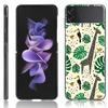 Чехол для телефона Samsung Galaxy Z Flip 3 5G, черный твердый переплет ZFlip 3, роскошные противоударные чехлы-бамперы, модный узор Art Sac