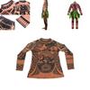 Дышащий костюм Мауи из мультфильма «Моана» с реалистичными татуировками для взрослых и детей