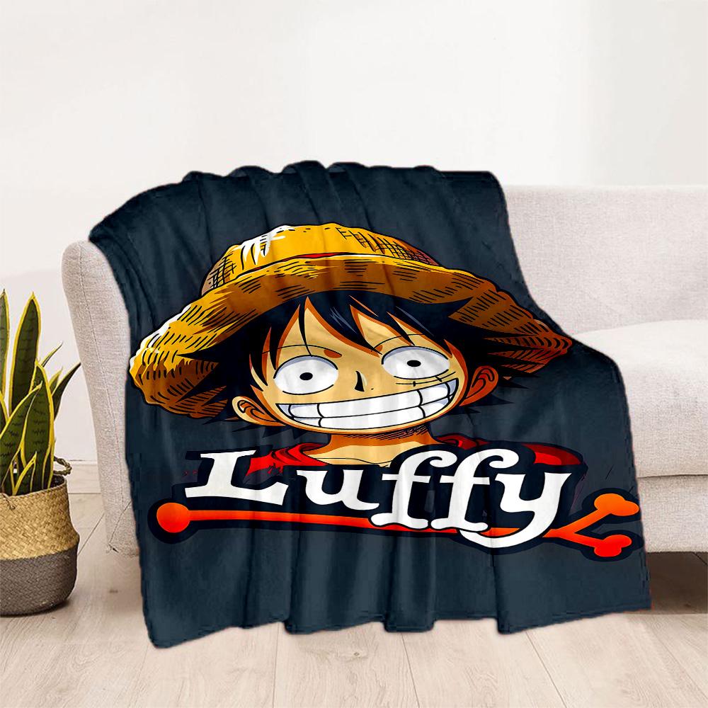 Wanted: Monkey D. Luffy Blanket Ultra-Soft Suitable for Office Chair Livingroom Picnics All-Season Use Stylish Decor