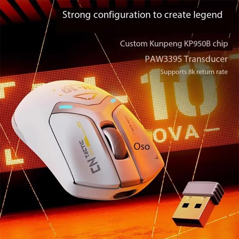 Беспроводная мышь Inphic IN10 Bluetooth проводная трехрежимная механическая киберспортивная игровая макро ноутбук