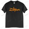 Летняя футболка мужская бренд футболка ZILDJIAN CYMBALS DRUMS TSHIRT мужская БАРАБАНЩИК ГИТАРА МУЗЫКА ТУРЕЦКИЙ HipHop Мужская Футболка