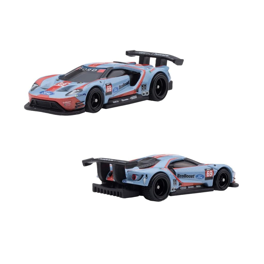 Hot Wheels Premium 2 Pack Ford GT Race, старые и HCY72 - '16 [3 больше] Белый/синий