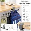 Clamp on Desk Side Hook Carbon Steel Desk Side Handbag Rack Desk Edge Hook  Home Office