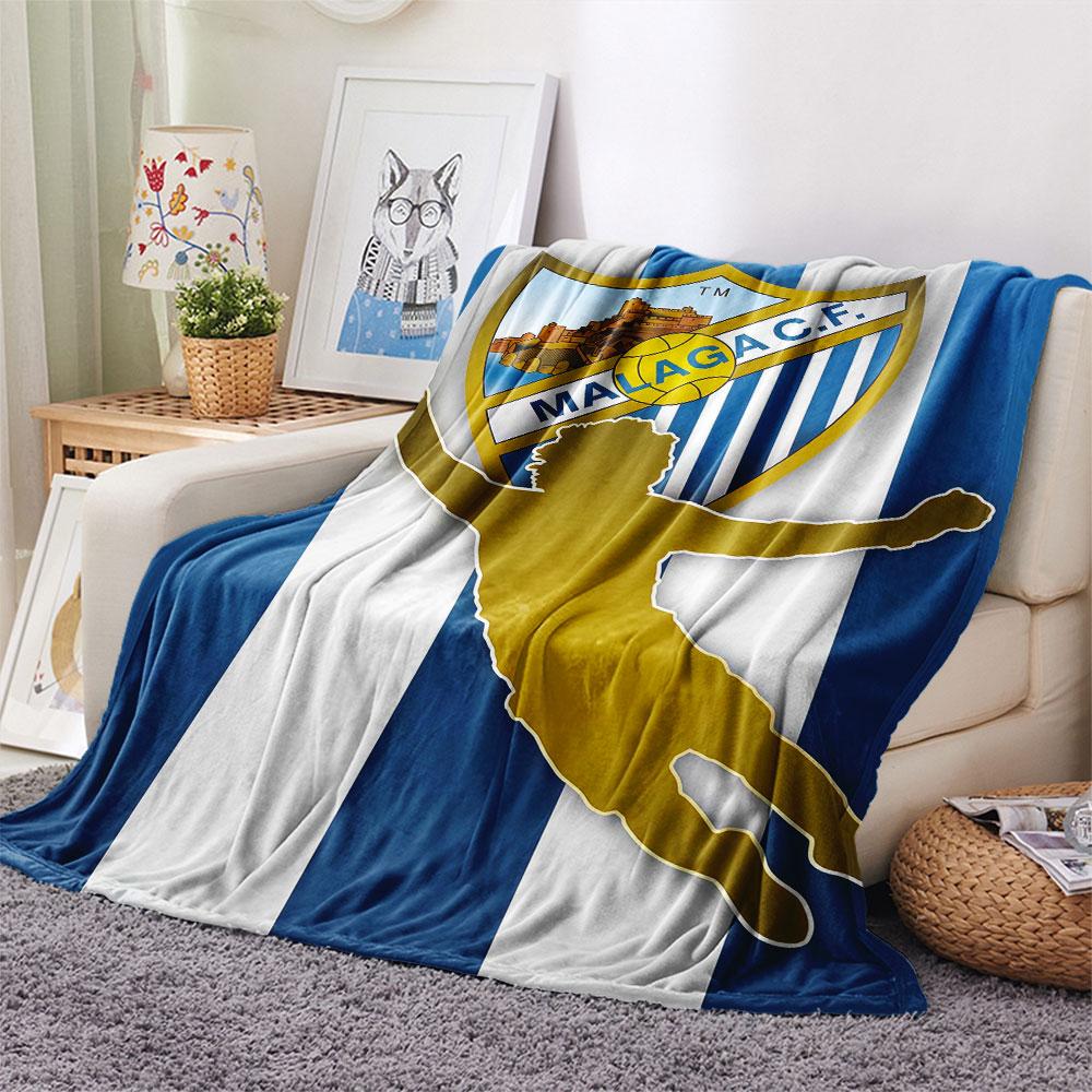 Málaga C.F. poster Blanket, High quality Comfortable for All Seasons, Home Decor, Warmth and Comfort